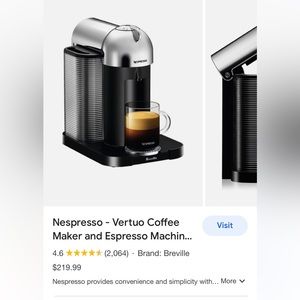 Nespresso Espresso Machine